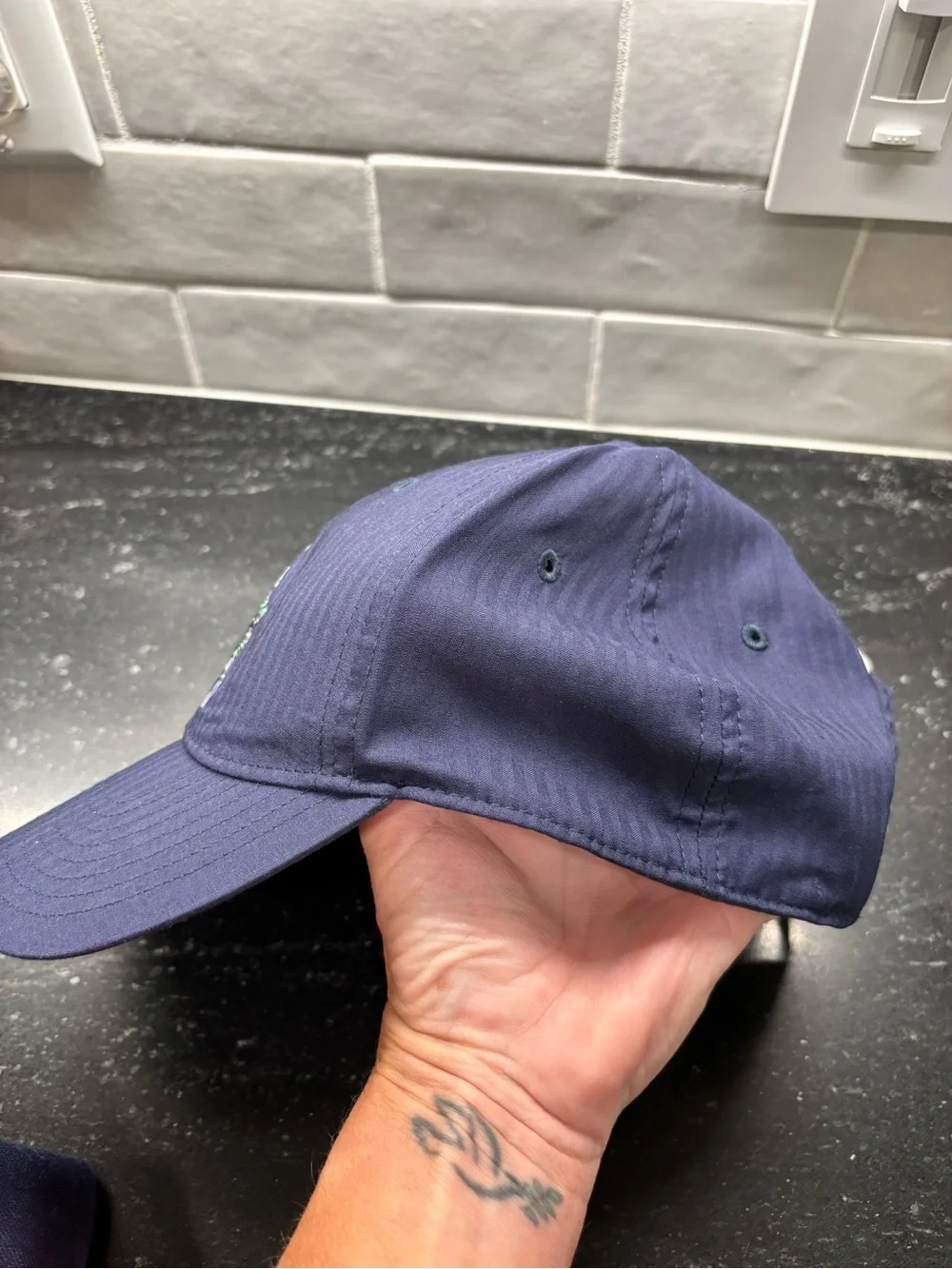 Nike Disney World 50th Anniversary Dad Hat Walt & Mickey Legacy91 Dri-FIT Navy